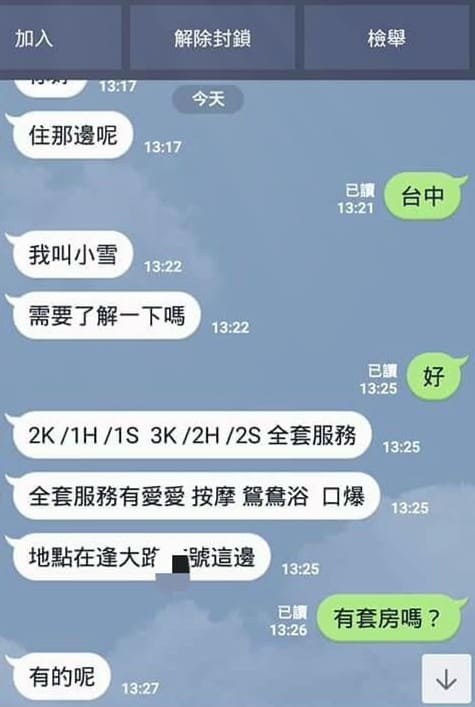 不安全的性交易過程